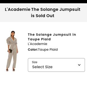 L academie Solange jumpsuit